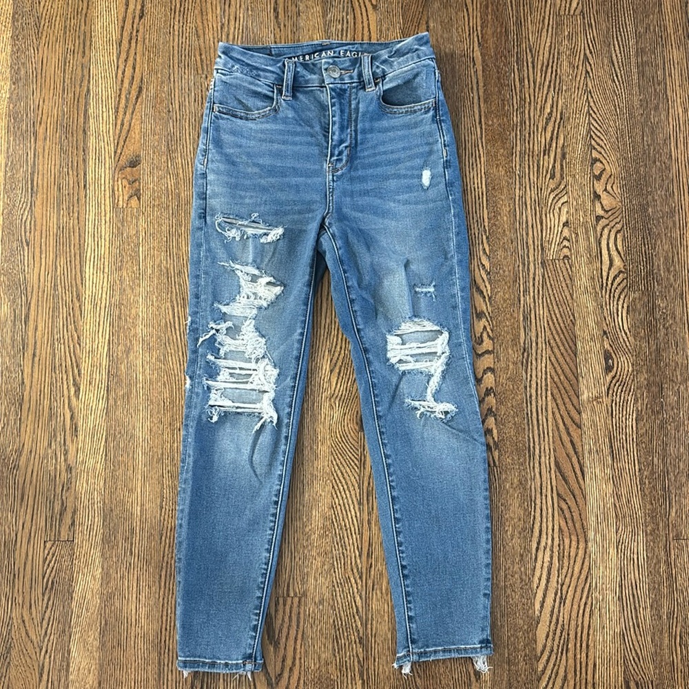 American Eagle Next Level Stretch Curvy Hi-Rise Jegging | Size 0XS